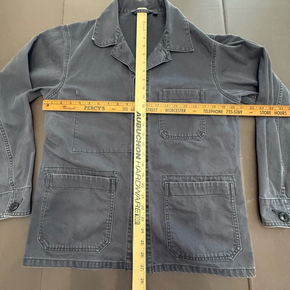 Uniqlo Utility Jacket Chore Coat Canvas Field Gray Men’s Women’s Unisex Small - Picture 6 of 9